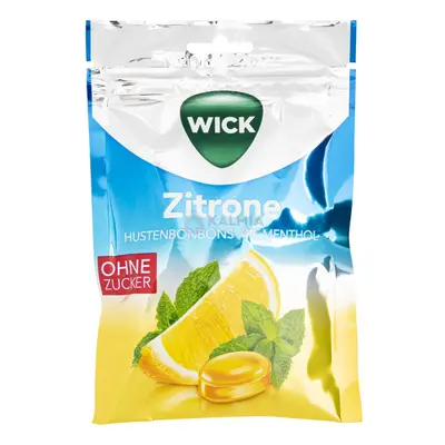 Wick citrom-mentol cukormentes torokcukorka 72 g