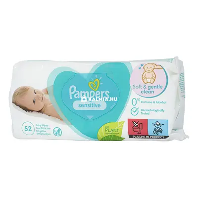 Pampers Sensitive törlőkendő 52 db