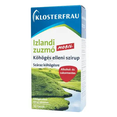 Klosterfrau Izlandi zuzmó köhögés elleni mobil szirup 10 x 10 ml