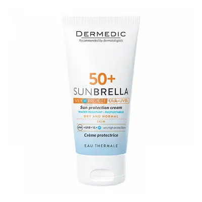 Dermedic Sunbrella fényvédő SPF50+ arckrém száraz és normál bőrre 50 ml