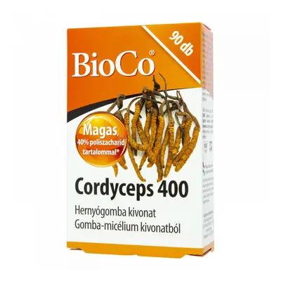 BioCo Cordyceps 400 Hernyógomba kivonatot tartalmazó tabletta 400 mg 90 db