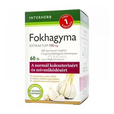 Interherb "Napi 1" Fokhagyma extraktum 100 mg kapszula 60 db