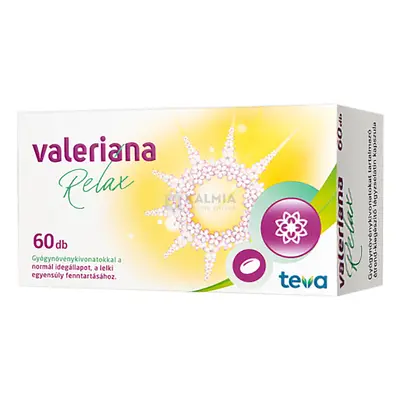 Valeriana Relax növényi lágyzselatin kapszula 60 db