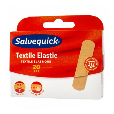 Salvequick közepes textil sebtapasz 20 db