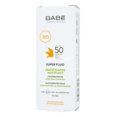 BABÉ Super fluid SPF50 mattító olajmentes arckrém 50 ml