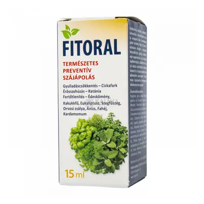 Fitoral Gyógynövényes szájvíz 15 ml