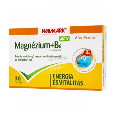 Walmark Magnézium +B6 aktív tabletta 30 db