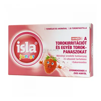 Isla Junior torokpasztilla 4 év+ 20 db