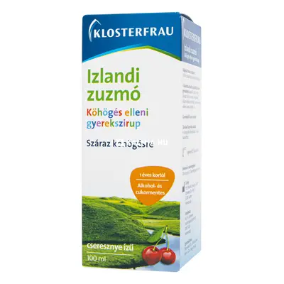 Klosterfrau Izlandi zuzmó szirup gyermekeknek 100 ml