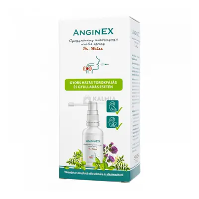 Dr. Weiss Anginex Gyógynövényes orális spray 30 ml