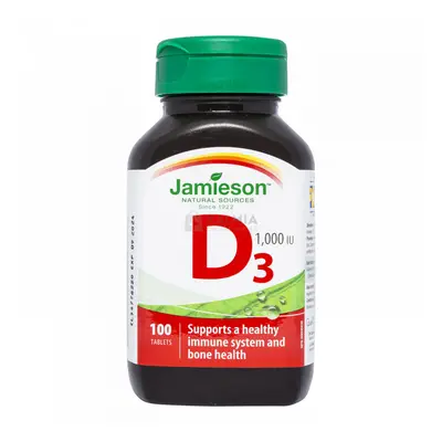 Jamieson D3 vitamin 1000NE tabletta 100 db