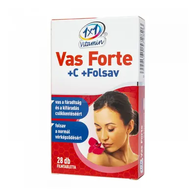 1×1 Vitamin Vas Forte + C-vitamin + Folsav filmtabletta 28 db