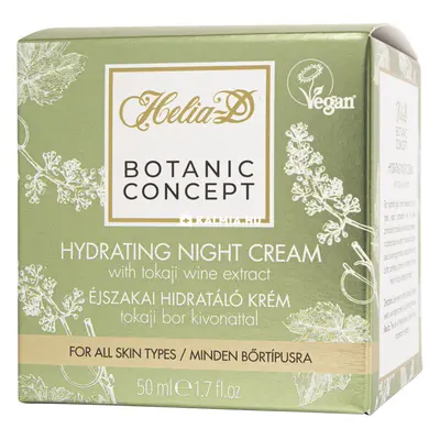 Helia-D Botanic Concept éjszakai hidratáló krém Tokaji bor kivonattal 50 ml