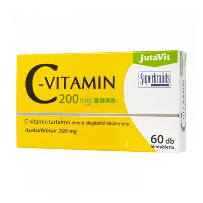 JutaVit C-Vitamin 200 mg filmtabletta 60 db