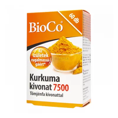 BioCo Kurkuma Tömjénfa kivonat kapszula 60 db