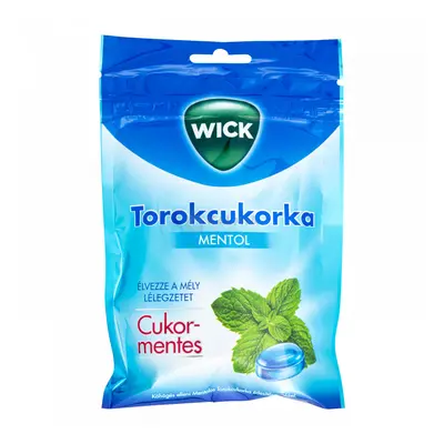 Wick mentol torokcukorka 72 g