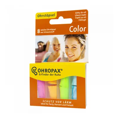 Ohropax Colorplux műanyag füldugó 4 x 1 pár