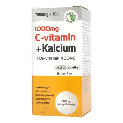 Dr. Chen 1000 mg C-vitamin + Kalcium + D3-vitamin pezsgőtabletta 10 db