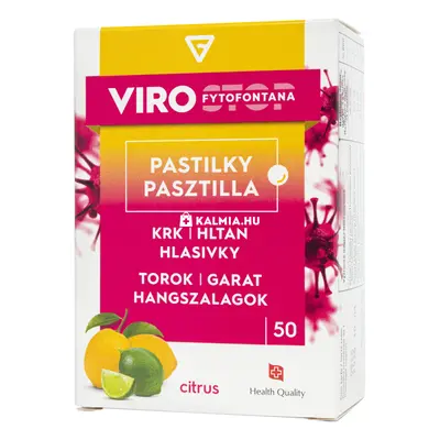 Virostop Fytofontana citrus ízű pasztilla 50 db