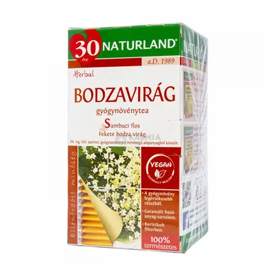 Naturland Bodzavirág filteres tea 25 x 1 g