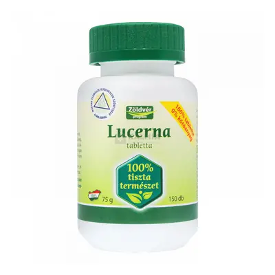 Zöldvér Lucerna 100% tabletta 150 db