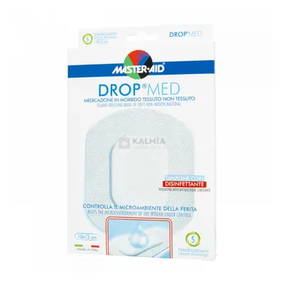 Master Aid Dropmed extra vastag gézpárna 10 cm x 12 cm 5 db