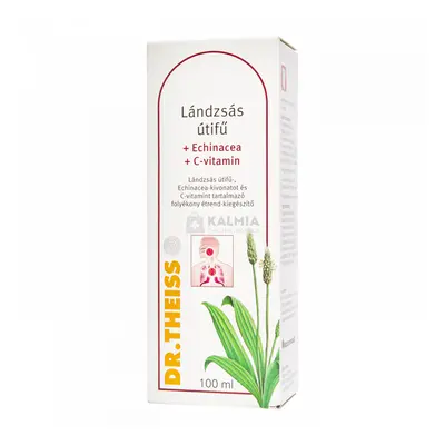 Dr. Theiss Lándzsás Útifű szirup +echinacea +C-vitamin 100 ml