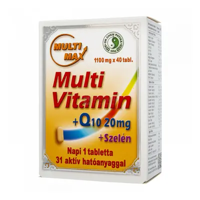 Dr. Chen Multi-Max vitamin +Q10 +Szelén tabletta 40 db