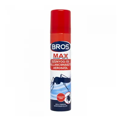 Bros Max szúnyog- és kullancsriasztó aeroszol 90 ml