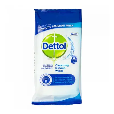 Dettol antibakteriális felülettisztító kendő 36 db