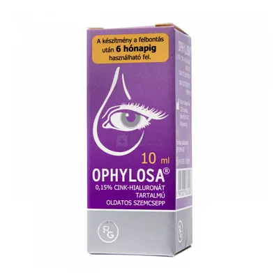 Ophylosa 0,15% oldatos szemcsepp 10 ml