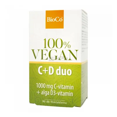 BioCo 100% vegan C+D duo 1000 mg C + alga D3 90 db