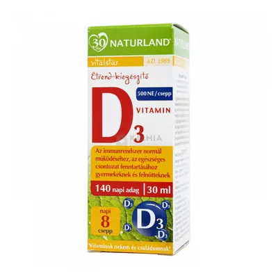 Naturland D3-vitamin csepp 30 ml