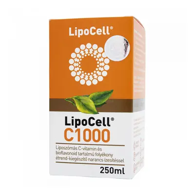 LipoCell C1000 liposzómás C-vitamin narancs ízben 250 ml