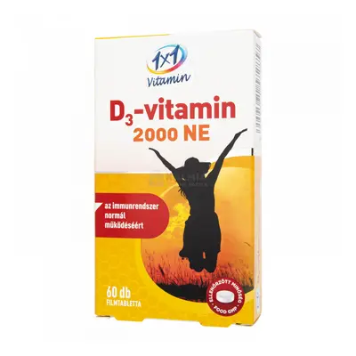 1×1 Vitamin D3-vitamin 2000 NE filmtabletta 60 db