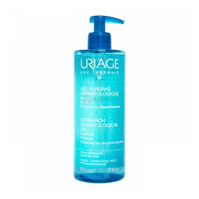 Uriage Gel Surgras Dermatalogique tusfürdő 500 ml