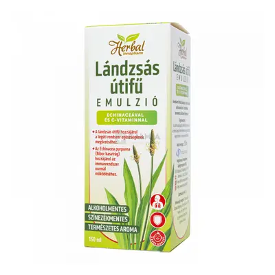 Innopharm Herbal Lándzsás útifű emulzió echinaceával és C-vitaminnal 150 ml