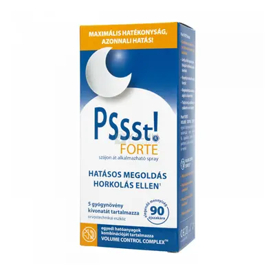 Herbal Swiss Pssst! Horkolásgátló spray Forte 25 ml