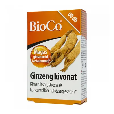 BioCo Ginzeng kivonat tabletta 60 db