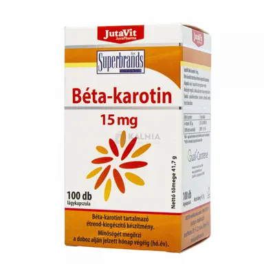 JutaVit Béta-Karotin kapszula 15 mg 100 db