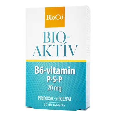 BioCo Bioaktív B6-vitamin P-5-P 20 mg tabletta 60 db