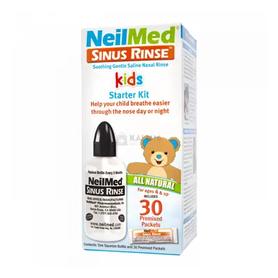 NeilMed Sinus Rinse gyermek orrmosó szett palack +30 db tasak