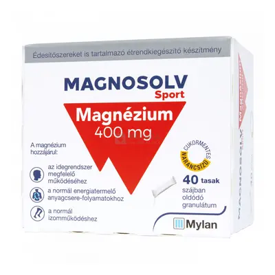 Magnosolv Sport 400 g granulátum 40 tasak