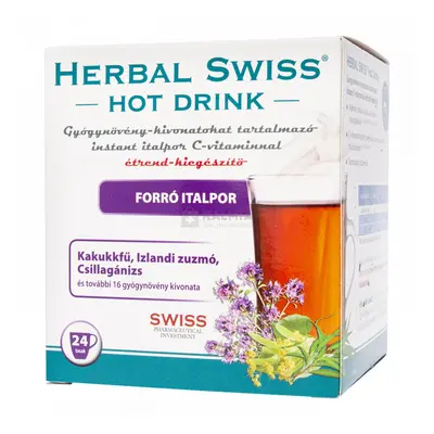 Herbal Swiss Hot Drink forró italpor 24 db