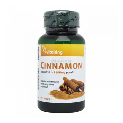 Vitaking Cinnamon fahéjkéreg kivonat kapszula 375 mg 90 db