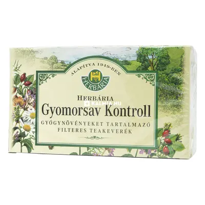 Herbária gyomorsav kontroll filteres teakeverék 20 db