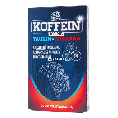 1×1 Vitamin Koffein + Taurin + Guarana filmtabletta 30 db