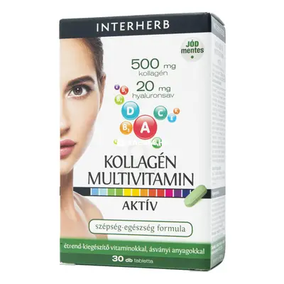 Interherb Kollagén Multivitamin tabletta 30 db