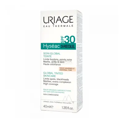 Uriage Hyséac 3-Regul színezett krém SPF30 40 ml