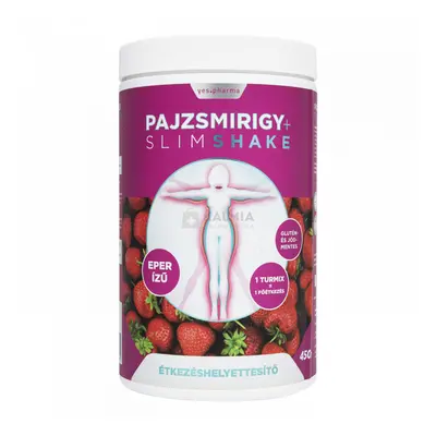 Yespharma Pajzsmirigy + Slim Shake eper ízű por 450 g